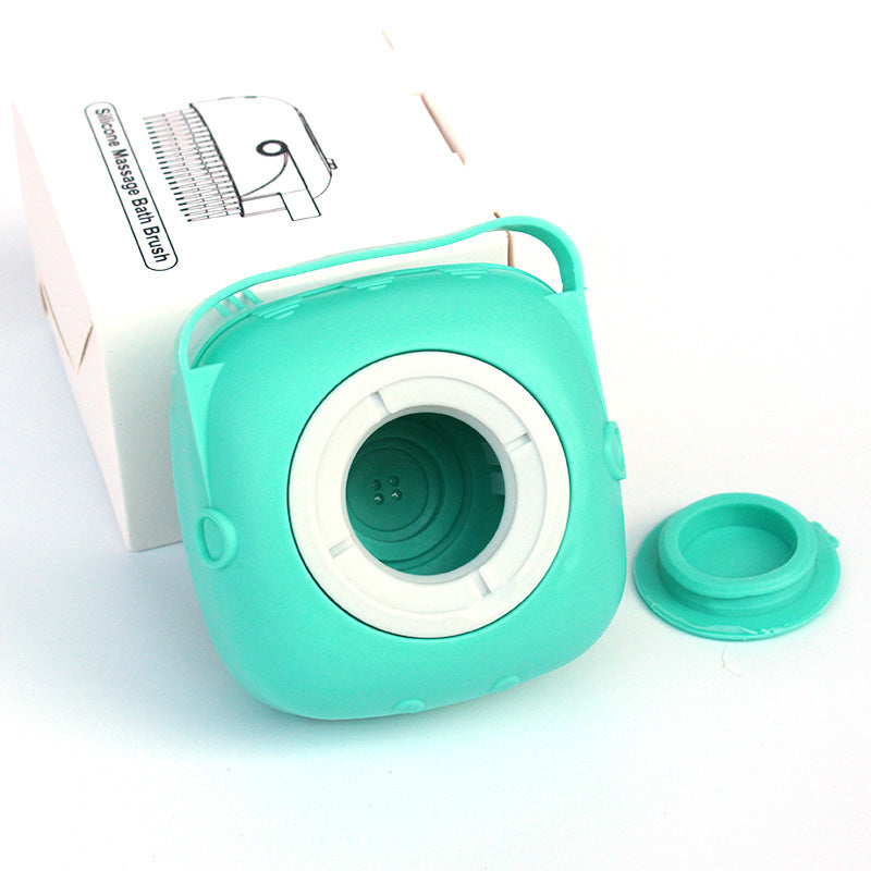 Escova para banho, promove relaxamento e bem estar ao animal que utiliza.